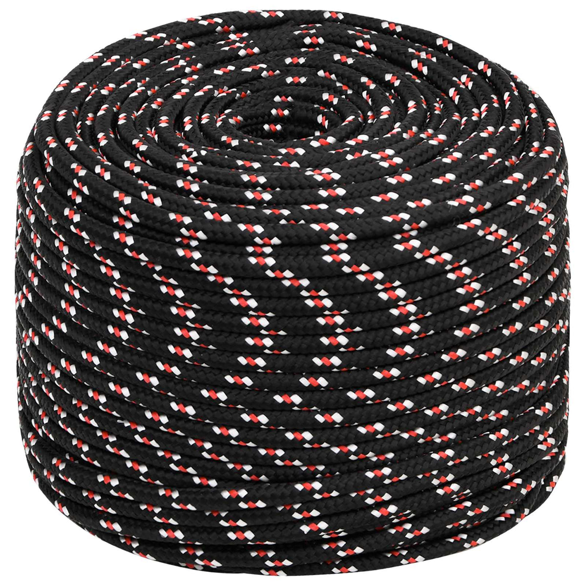 Multipurpose Utility Rope 6 mm 50 m Black and Red PP
