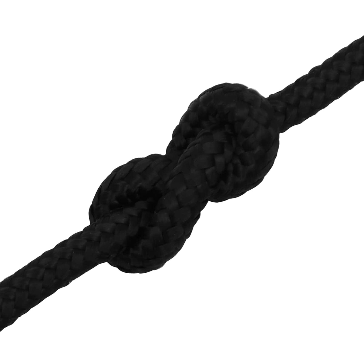 Multipurpose Utility Rope 8 mm 100 m Black Polyester