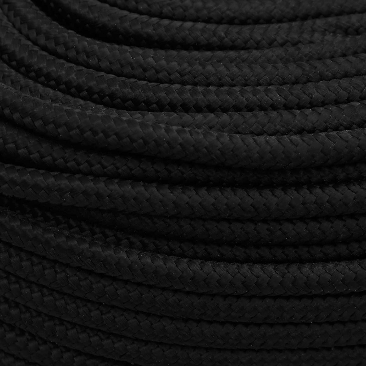 Multipurpose Utility Rope 10 mm 100 m Black Polyester