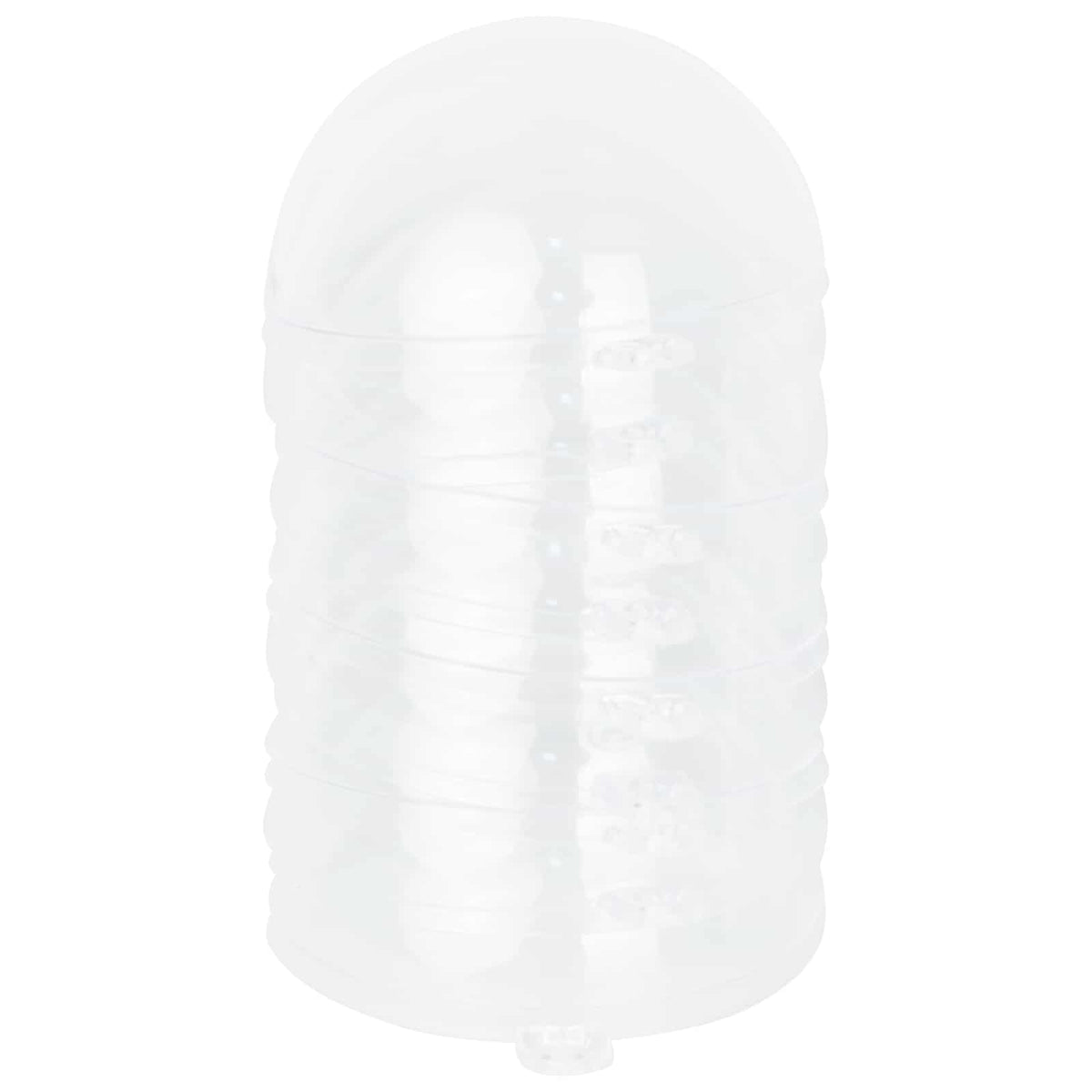 Christmas Ball Set XL 25 pcs Transparent Dia. 10 cm Plastic