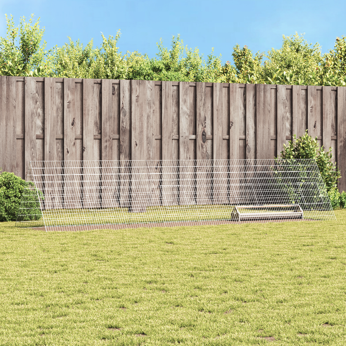 Chicken Cage Silver 430 x 100 x 85 cm Galvanised Steel