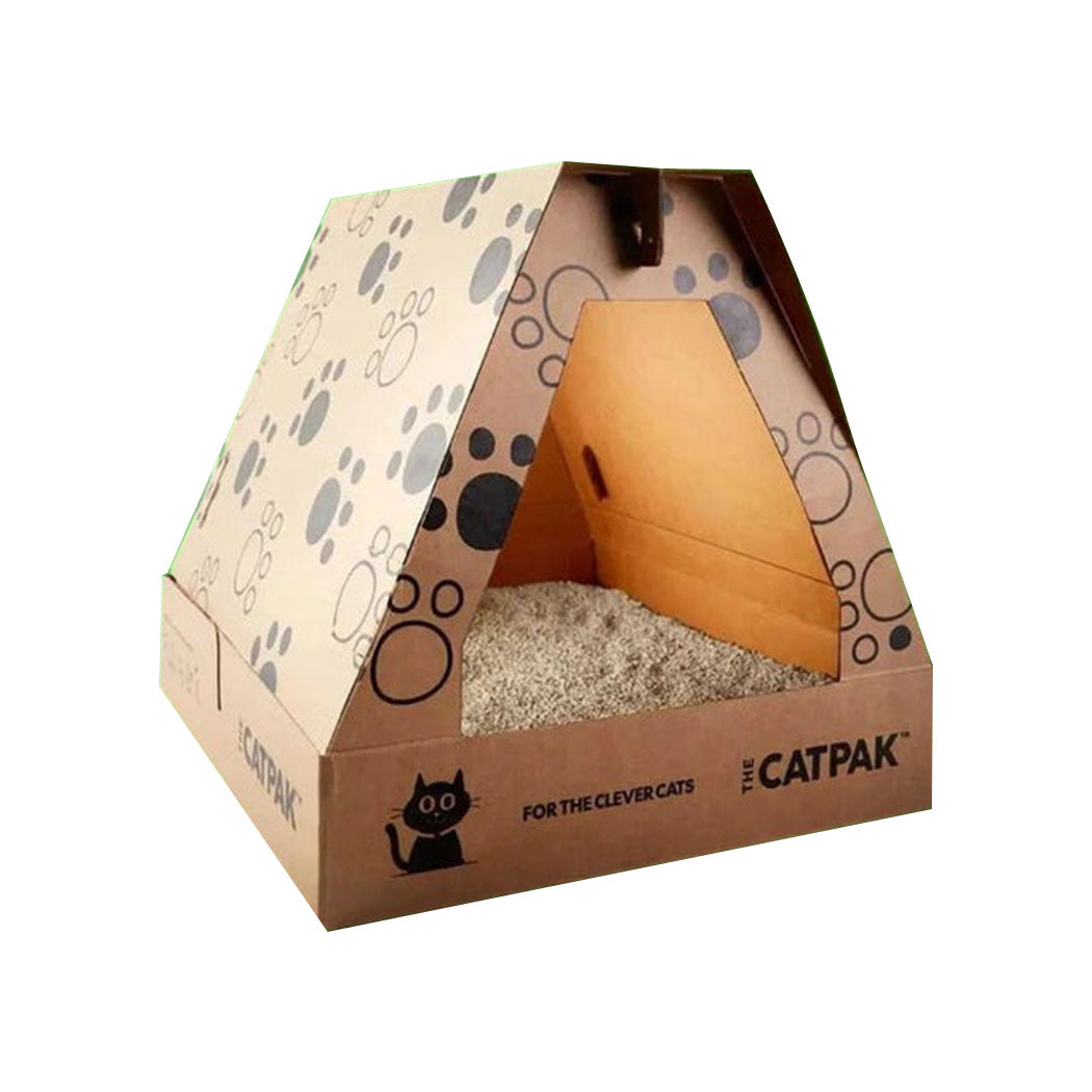 Portable Cat LItter Box 2x 3L Cat Litter 6Ltr With Box-1973194060583800832