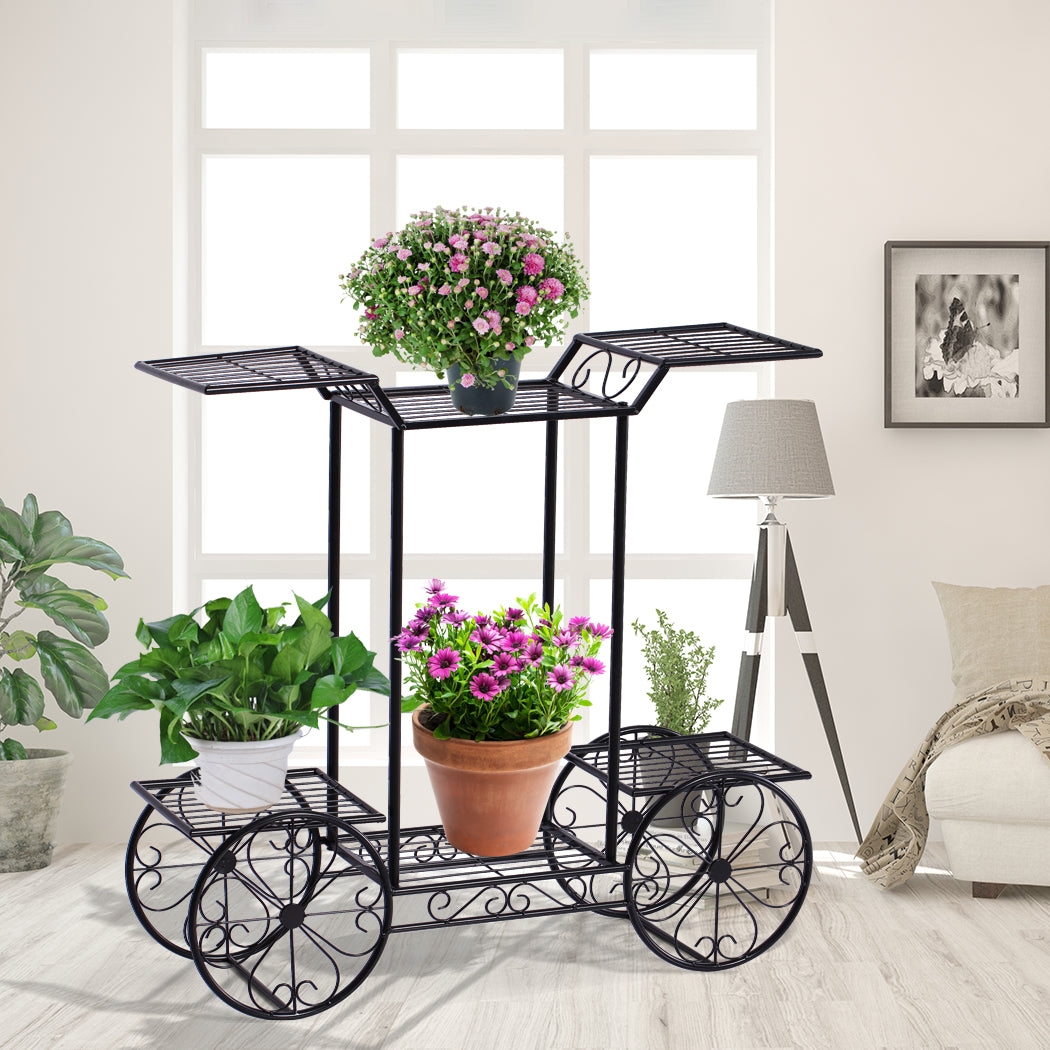 Levede Plant Stand Outdoor Indoor Metal Bronze-1910112336144896007