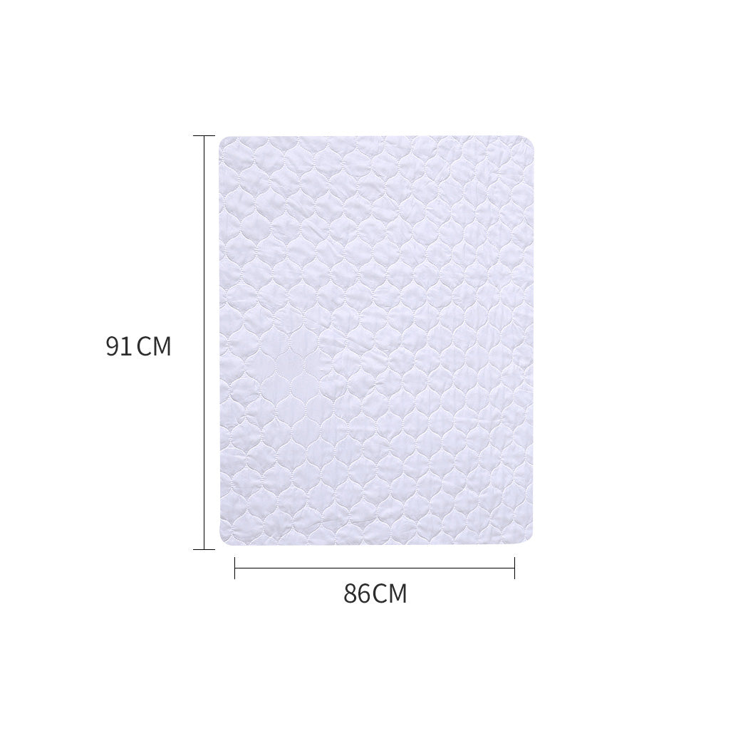 2x Bed Pad Waterproof Bed Protector Single-1954802698499002370