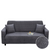 Anyhouz 4 Seater Sofa Cover Plain Gray Style and Protection For Living Room Sofa Chair Elastic Stretchable Slipcover