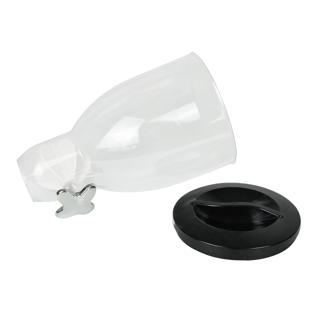 TOQUE Double Cereal Dispenser Dry Food Black-1954802892053549062