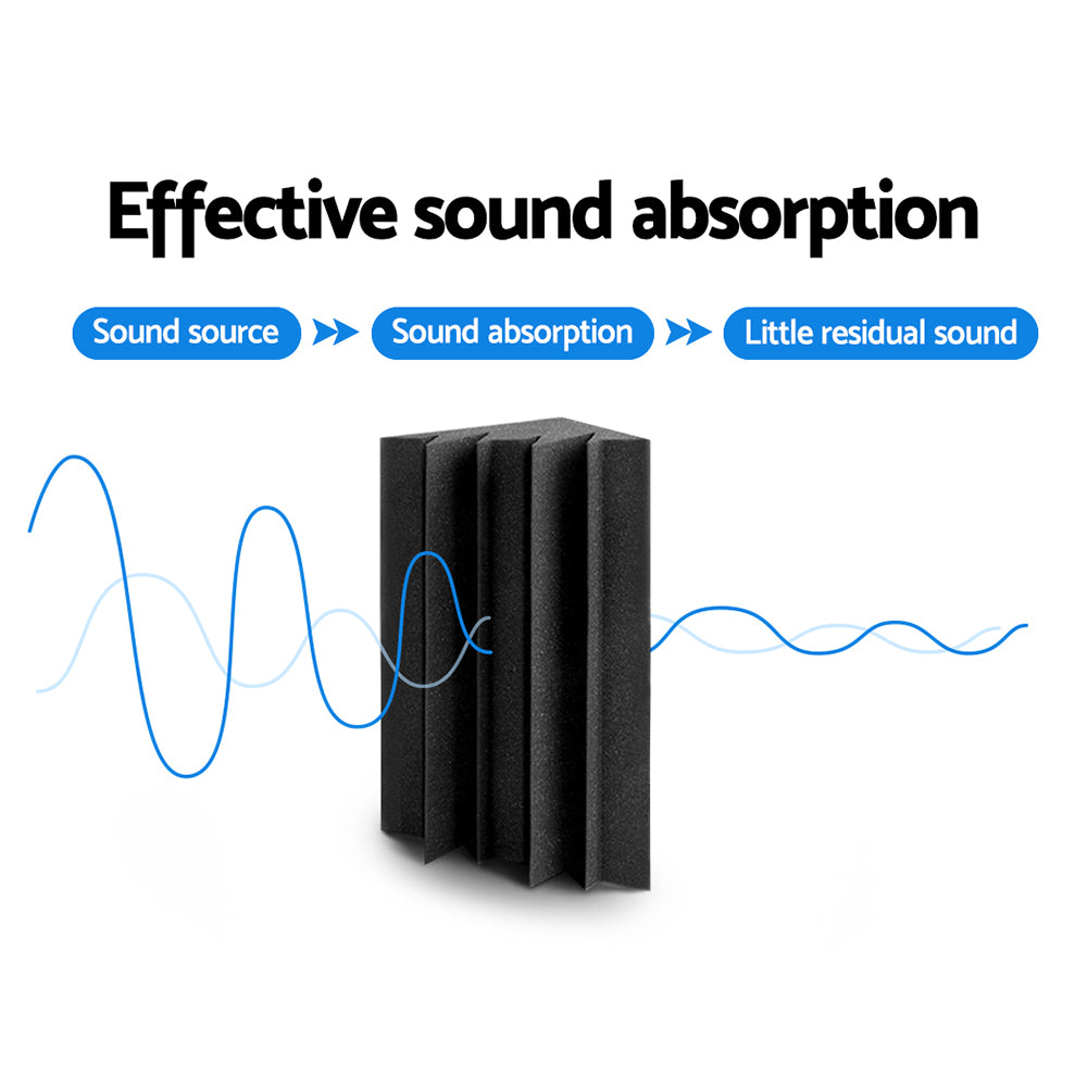 Alpha Acoustic Foam 60pcs Corner Bass Trap Sound Absorption