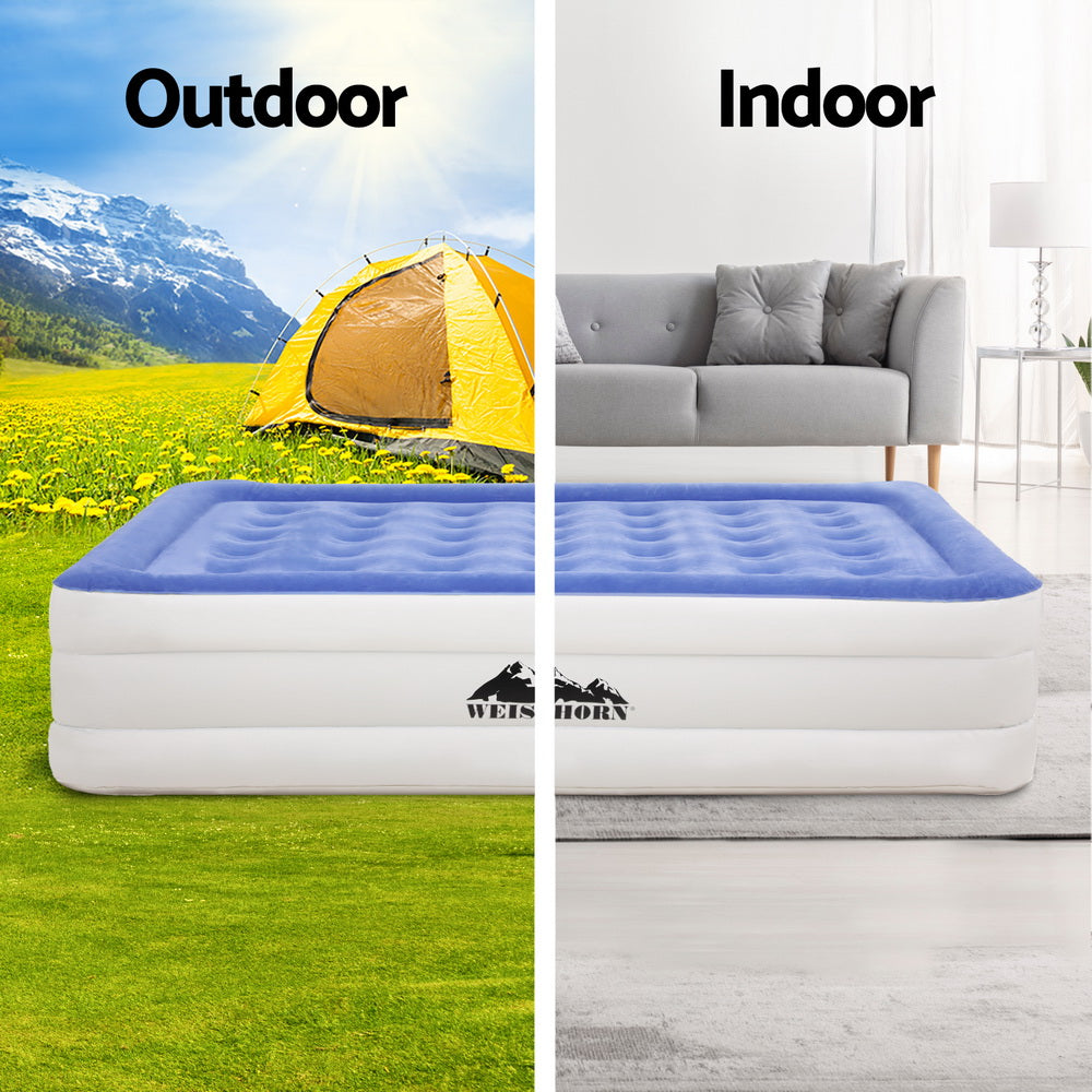 Weisshorn Air Mattress Queen Inflatable Bed 46cm Air bed Cube