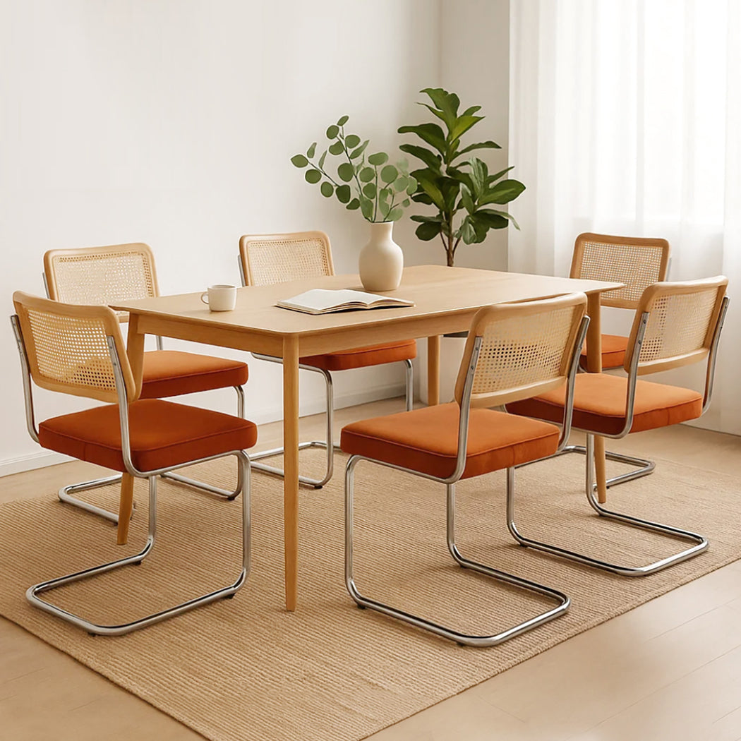 Levede 6xRattan Chair Dining Chairs-1973193581829165063