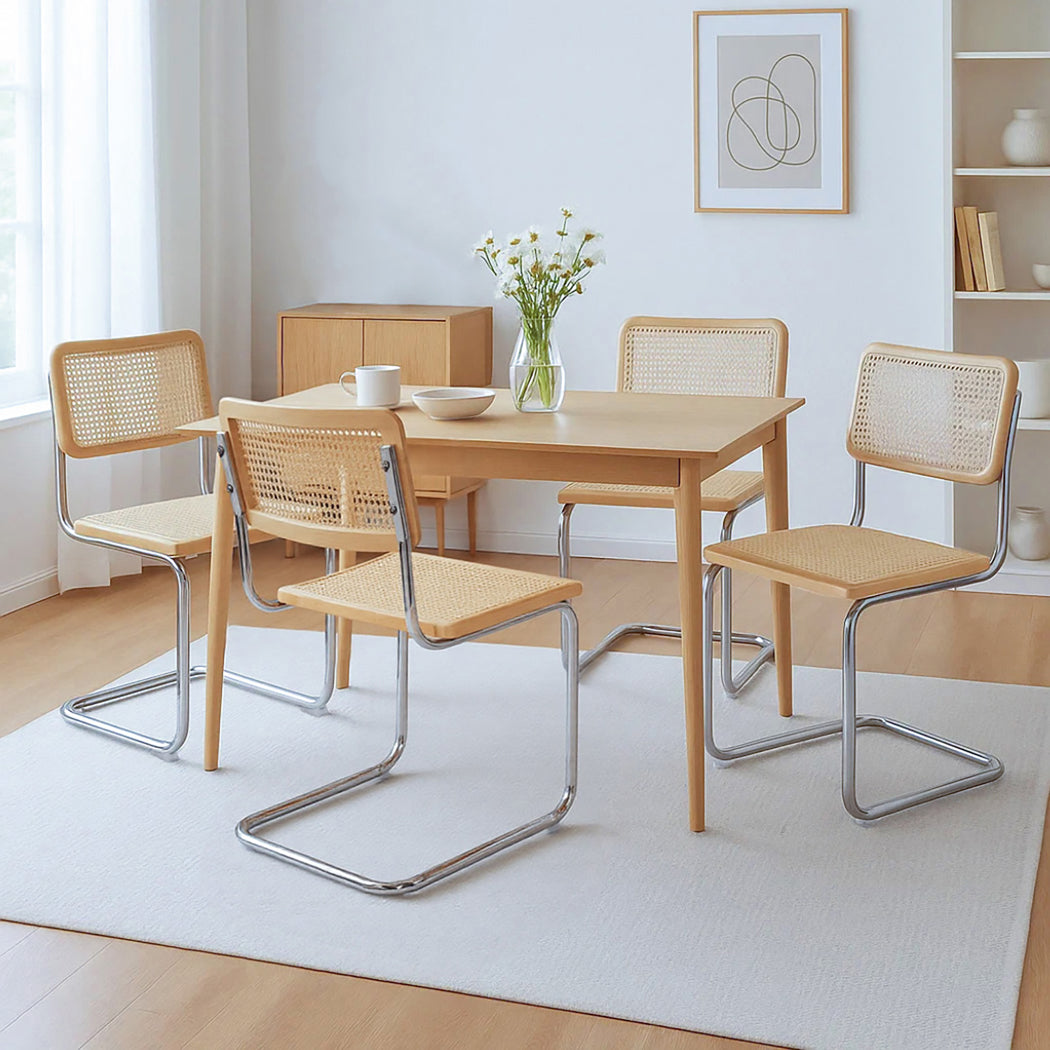 Levede 4x Rattan Chair Dining Chairs-1973193566658367495