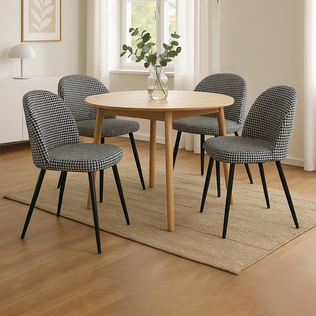 Levede 4x Dining Chairs Kitchen Cafe-1973193555136614407