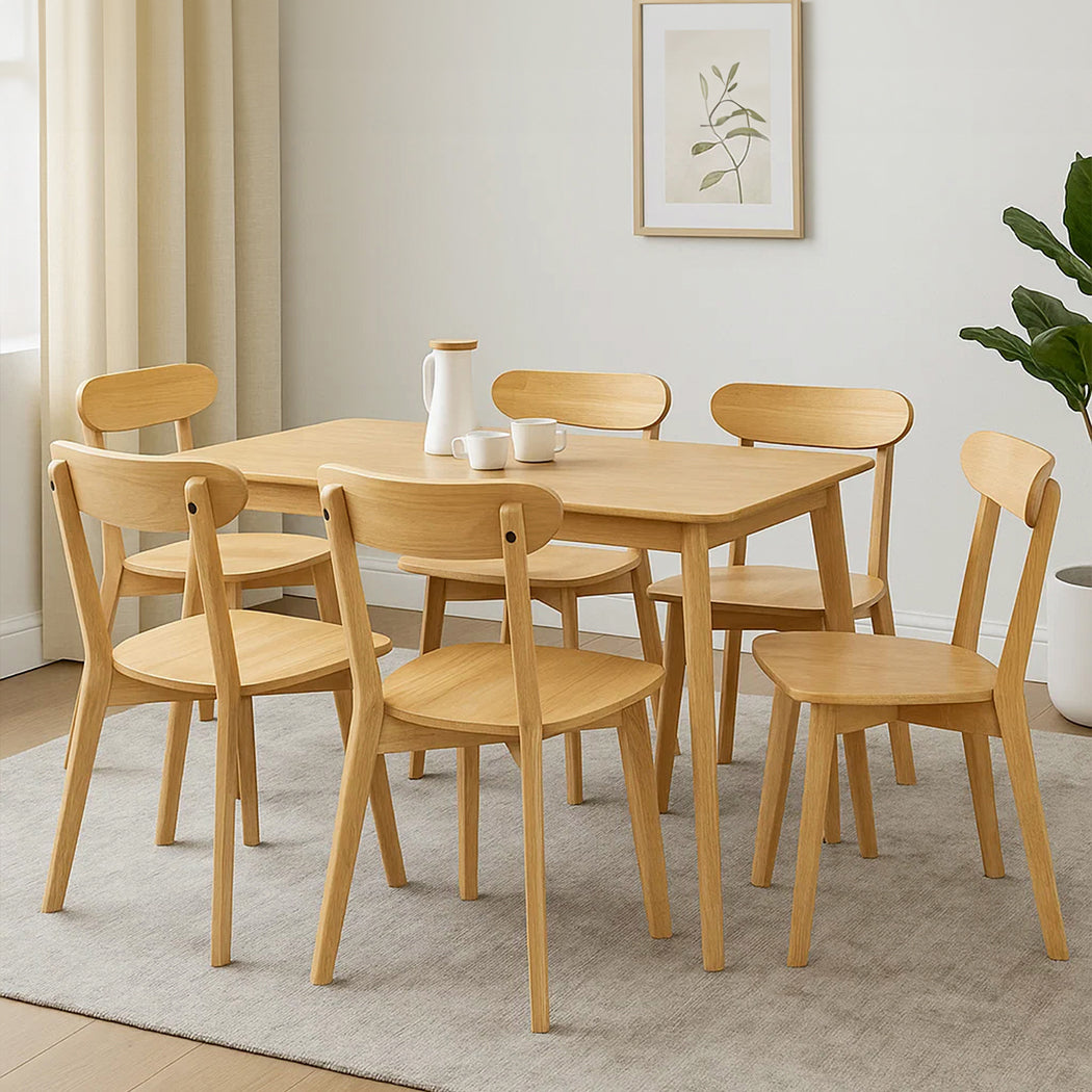 Levede 6x Dining Chairs Wooden Kitchen Chair-1973193568562581511