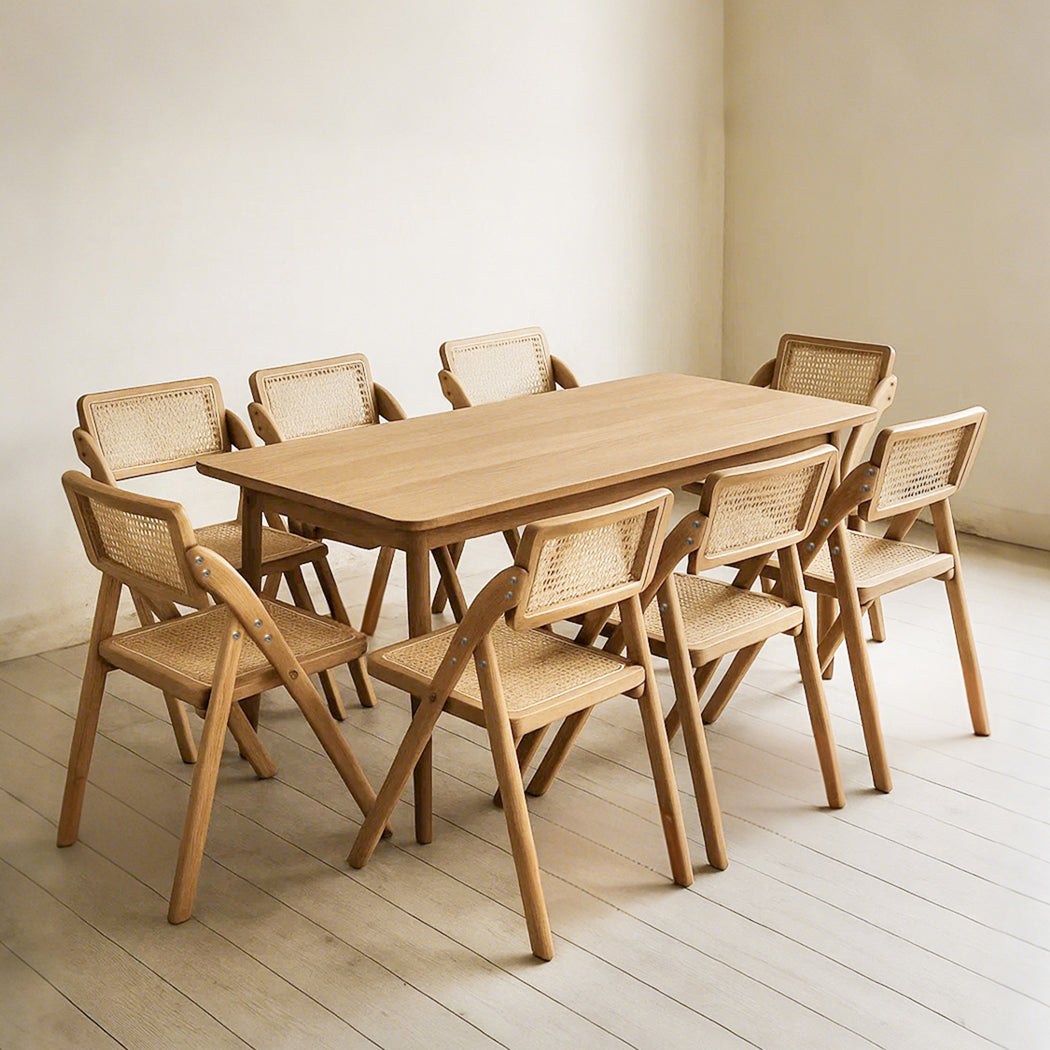 Levede 8X Dining Chairs Foldable Accent-1973193561105108999