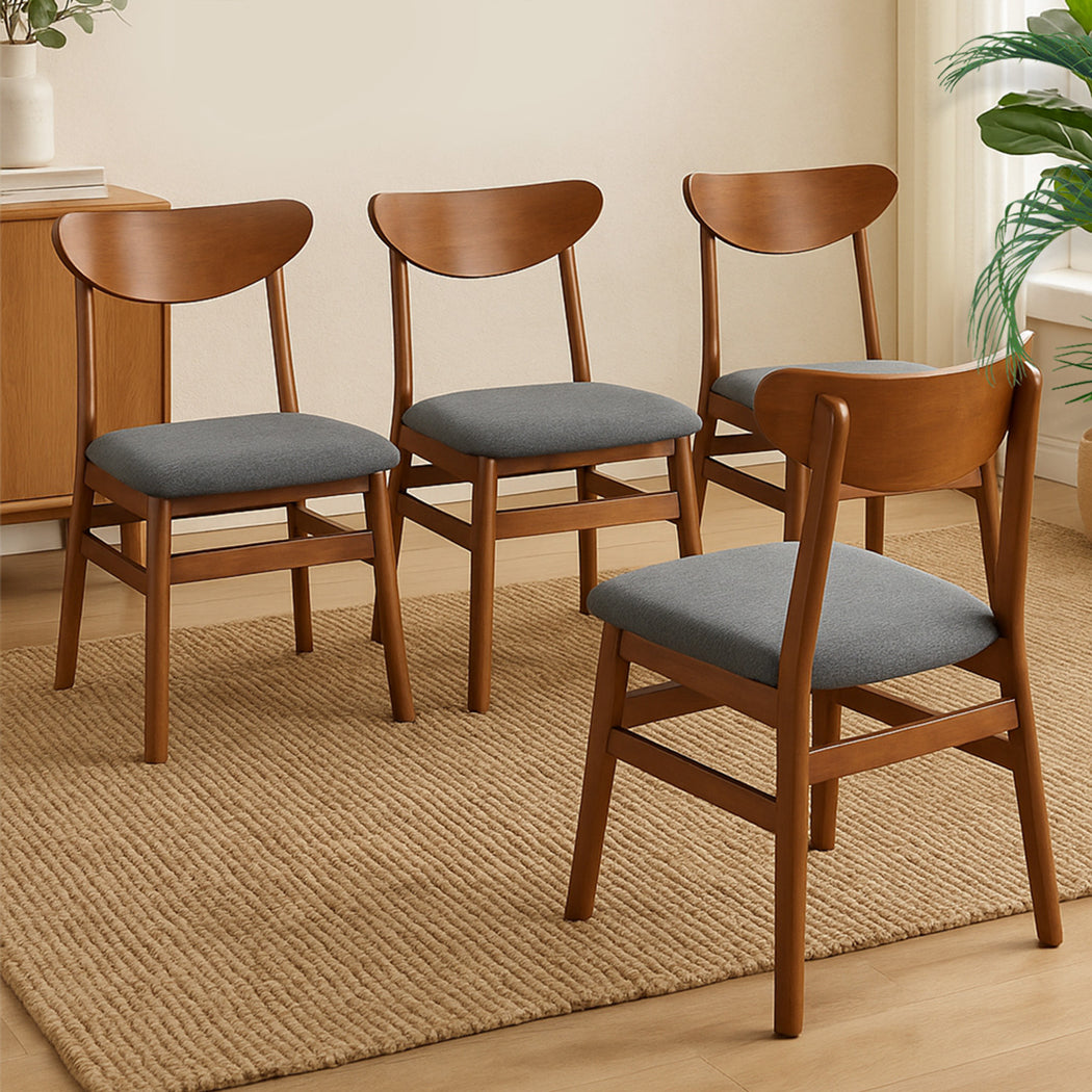 Levede 4xDining Chairs Kitchen Chair-1973193559175729159