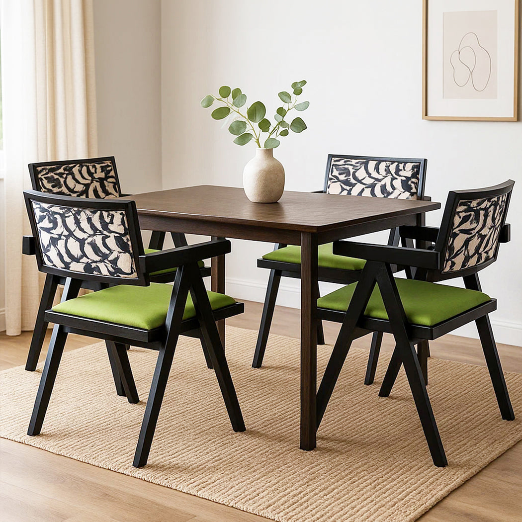 Levede Dining Chair Retro Backrest Chair x4-1973193570093502471