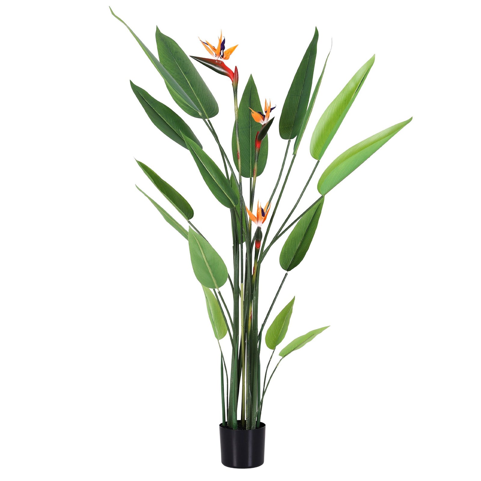 Artiss 150cm Artificial Bird of Paradise Plant with Flowers Realistic Leaves for Home Office Decor
