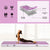 Everfit 3M Air Track Gymnastics Tumbling Exercise Yoga Mat W/ Pump Inflatable Purple