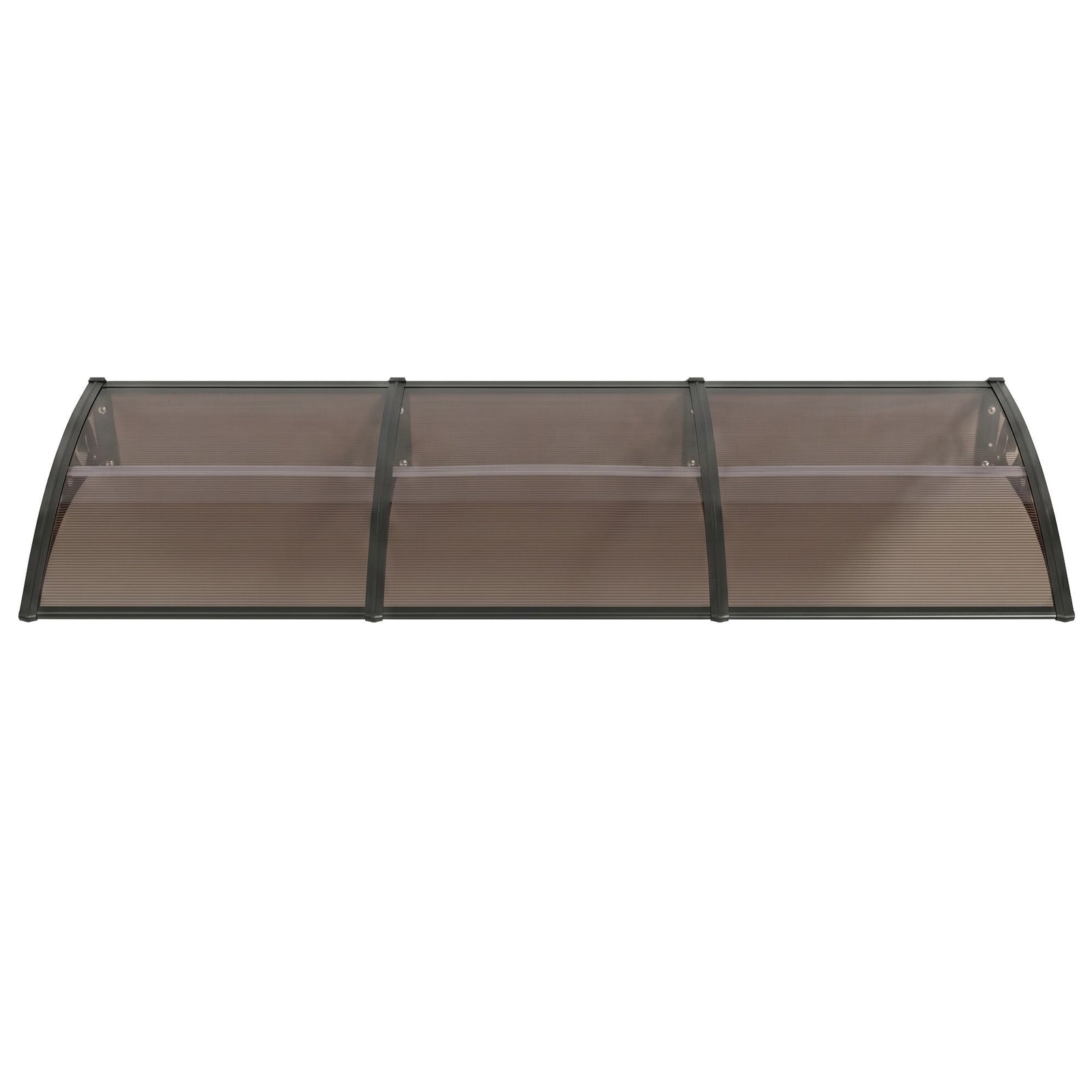 Instahut Window Door Awning 0.8mx3m Brown