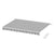 Instahut Retractable Folding Arm Awning Motorised Sunshade 5Mx3M Grey White