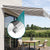Instahut Retractable Folding Arm Awning Motorised Sunshade 5Mx3M Grey White