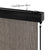 Instahut Outdoor Blinds Light Filtering Roll Down Awning Shade 3X2.5M Brown