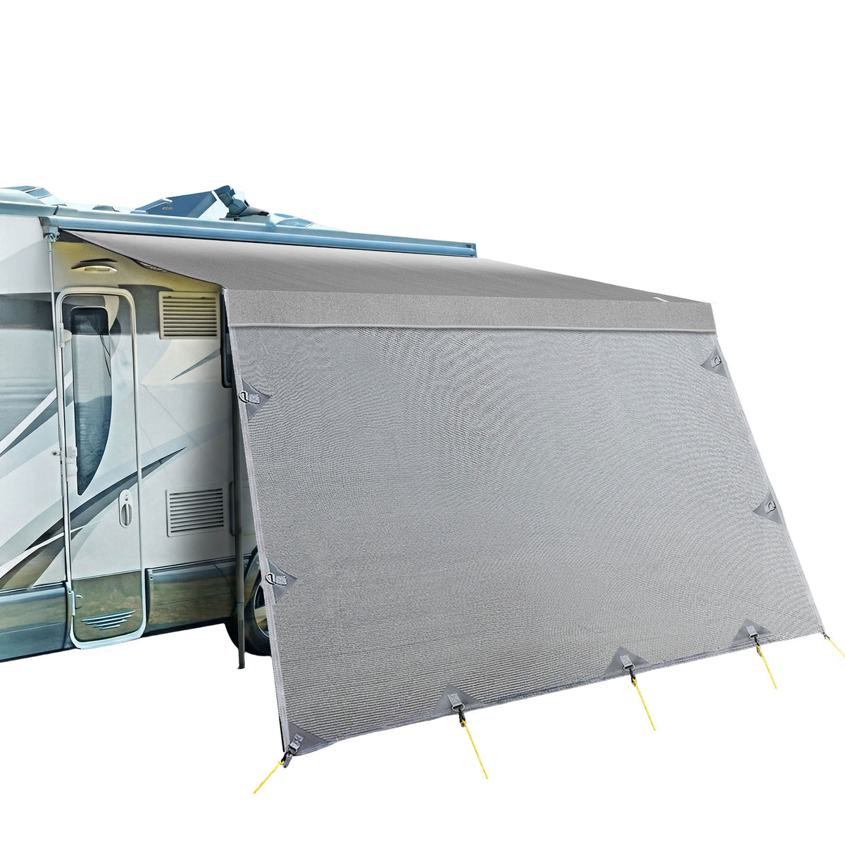Weisshorn 18ft Caravan Awning Fabric &amp; Privacy Screen RV Roll Out Sun Shade 5.2M