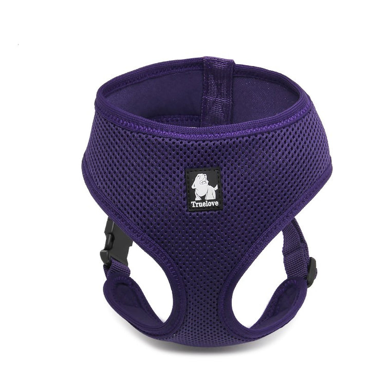 Dog Harness with Steel D Ring - Purple, XS-1831155621622321154