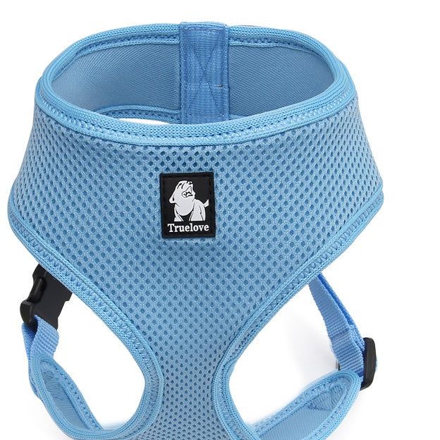 Dog Harness with Steel D Ring - Blue, XS-1831155620867346434
