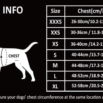 True Love Floral Doggy Harness - Blue, S-1831155624797409282