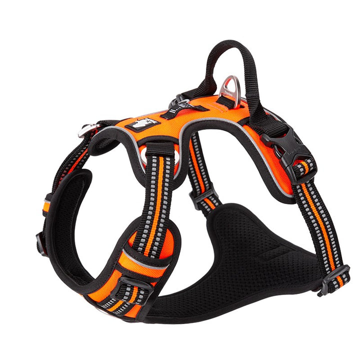 True Love No Pull Explosion Proof Dog Harness - Orange, L-1831155635748737025
