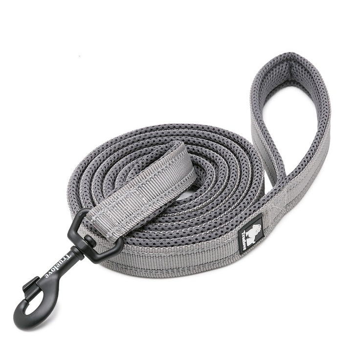 True Love Reflective Pet Leash 2m - Grey, L-1962324900647669761