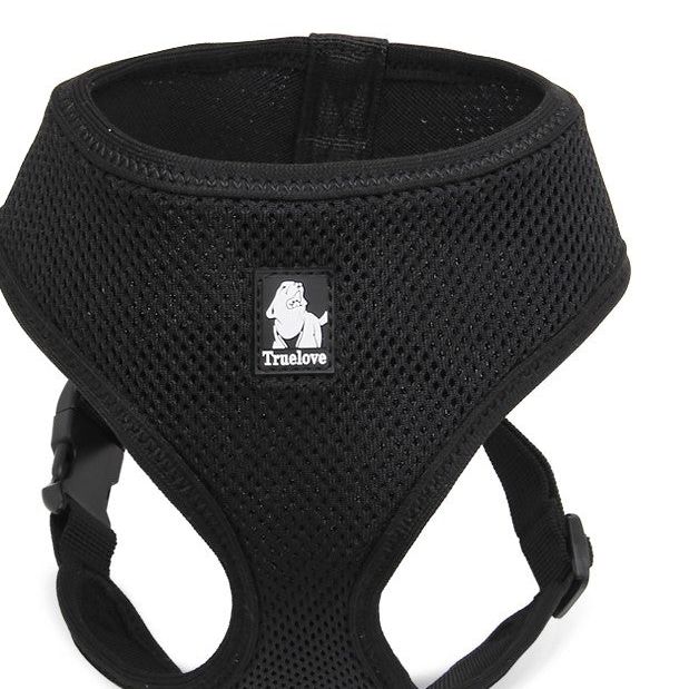 Dog Harness with Steel D Ring - Black, L-1831155622763171842