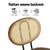 Artiss 4x Bar Stools PU Leather Stools Brown