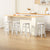 Artiss 4x Bar Stools Round Chairs Wooden White