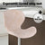 Artiss 4x Bar Stools Kitchen Swivel Gas Lift Counter Chair Wing PE Rattan Beige