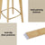 Artiss Bar Table and Stools Set Dining Desk Kitchen Chairs Cafe Pub