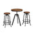Artiss Bar Table Stools Set Dining Desk Industrial Kitchen Chairs Cafe Pub