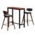 Artiss Bar Table and Stools Set Dining Desk Kitchen Chairs Cafe Pub