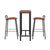 Artiss Bar Table and Stools Set Dining Desk Kitchen Chairs Cafe Pub