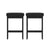 2x Artiss Metal Bar Stools PU Seat Dining Counter Chairs