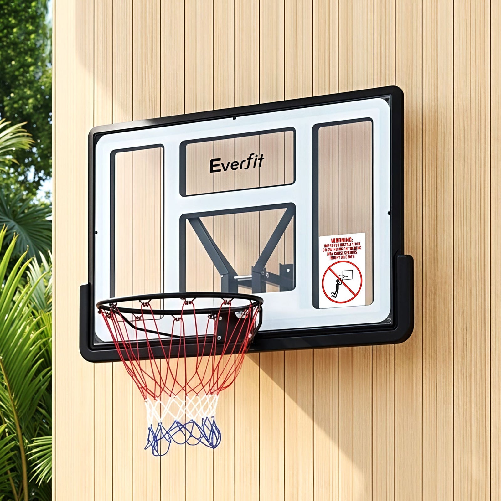 Everfit 43-Inch Wall Mount Kids Basketball Hoop Backboard Outdoor Sports