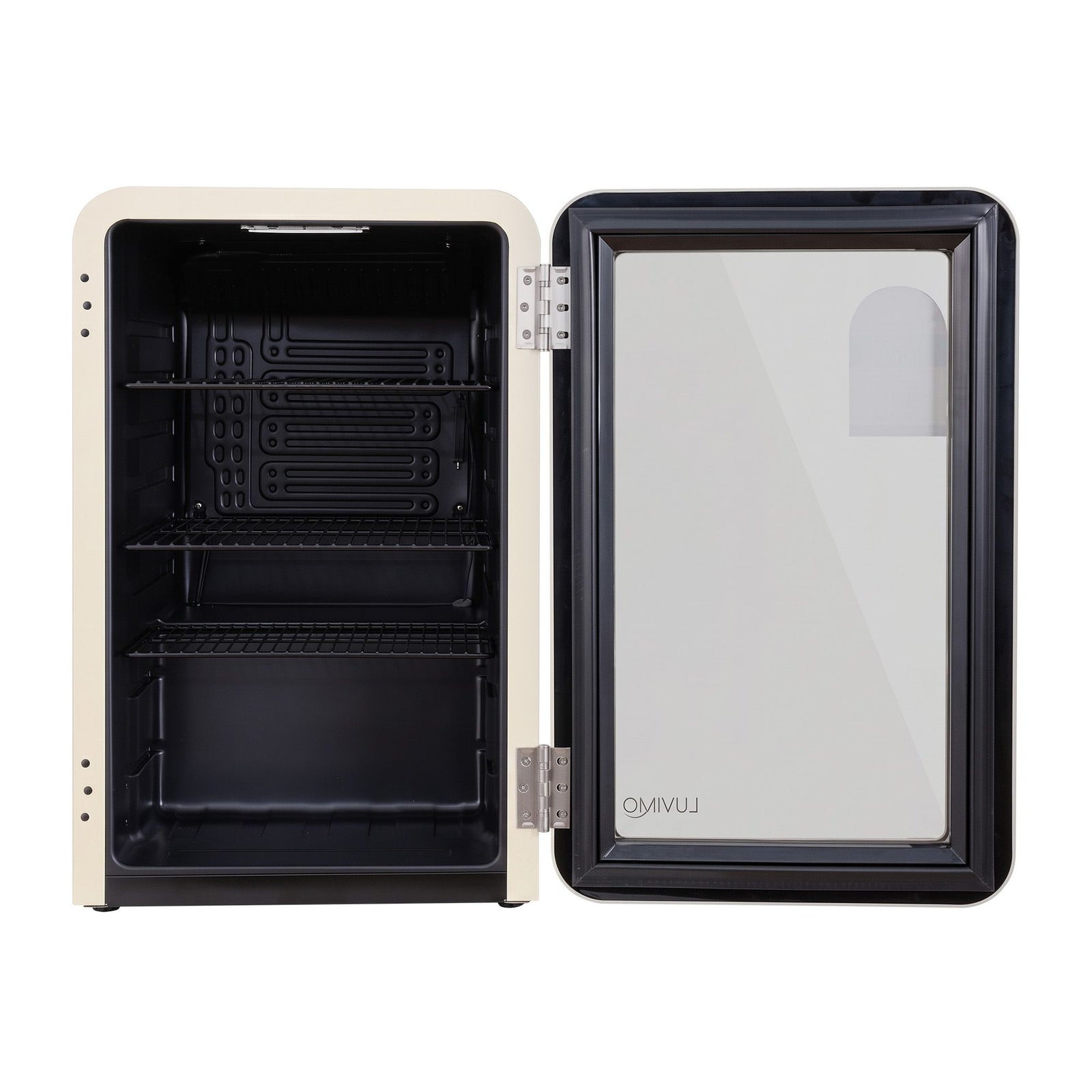 LUVIMO 70L Bar Fridge Mini Refrigerator Glass Door Aesthetics Cooler