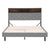 Artiss Bed Frame Double Size LED Mattress Base Platform with Storage Shelf Hidden Storage Box Grey
