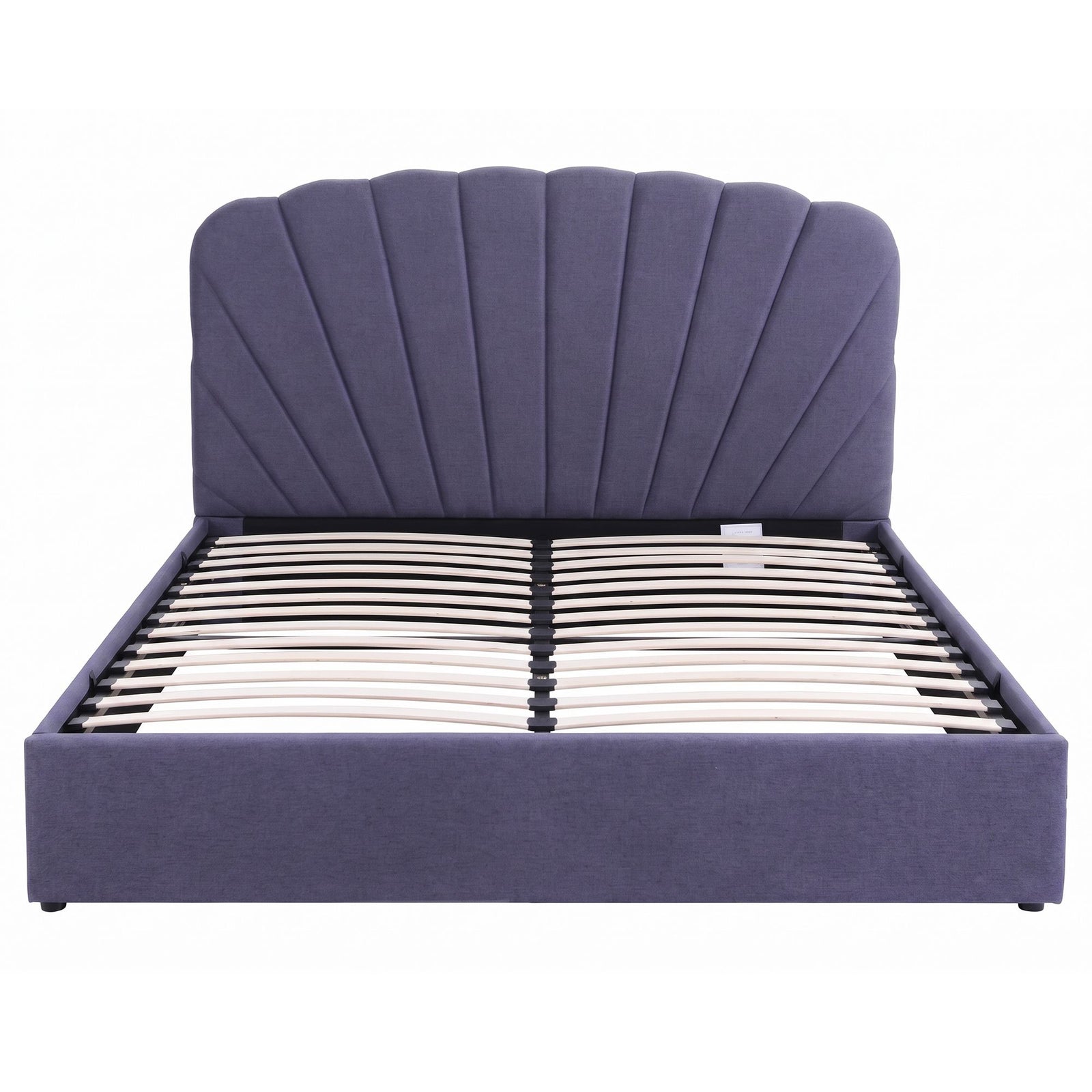 Artiss King Bed Frame with Lift Up Storage and USB Ports Grey
