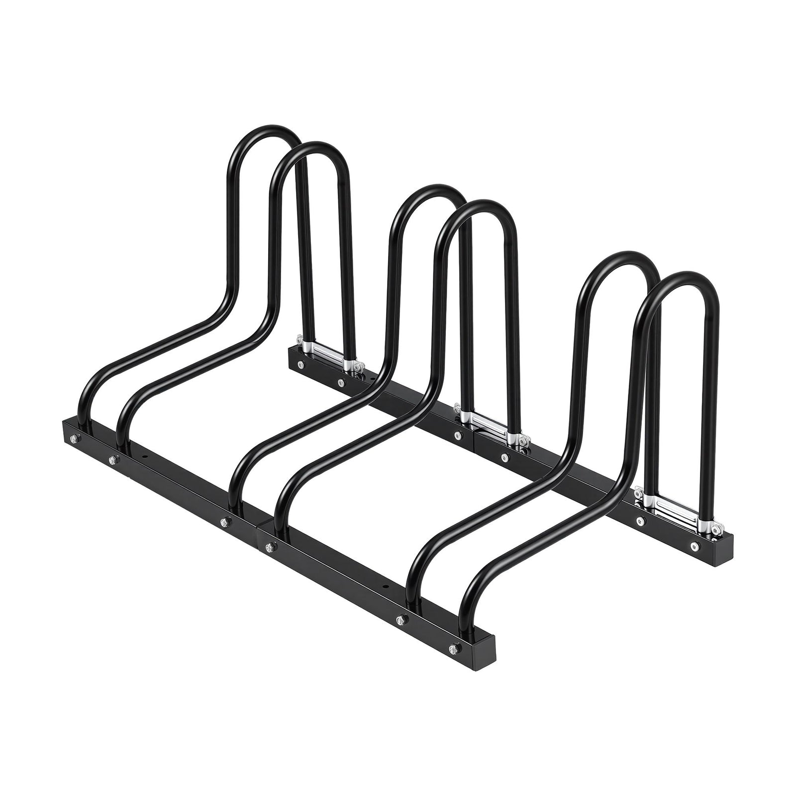 Weisshorn 3 Bike Floor Stand Rack Fits 20"-29" MTB Tires for Garage Storage