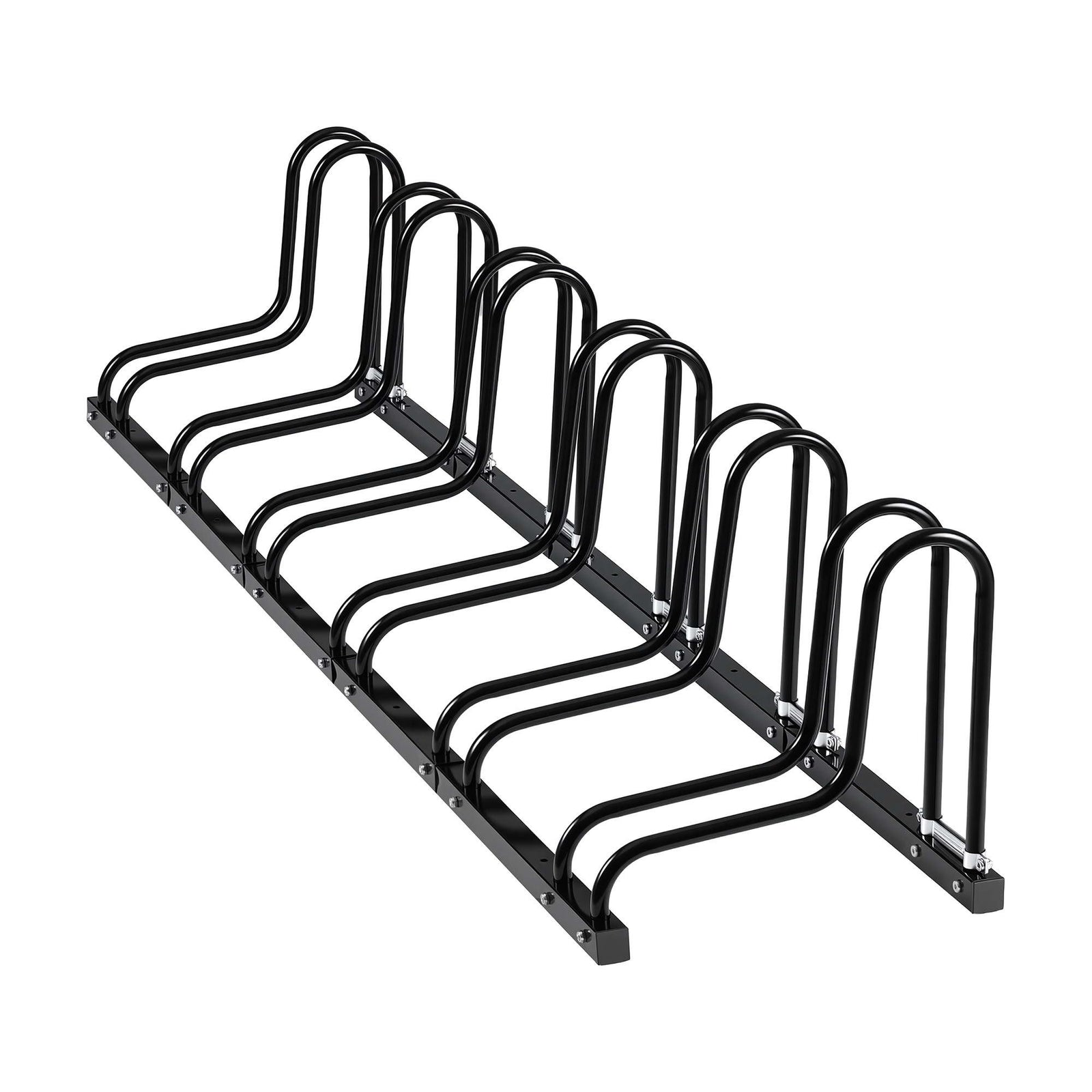 Weisshorn 6 Bike Floor Stand Rack Fits 20"-29" MTB Tires for Garage Storage