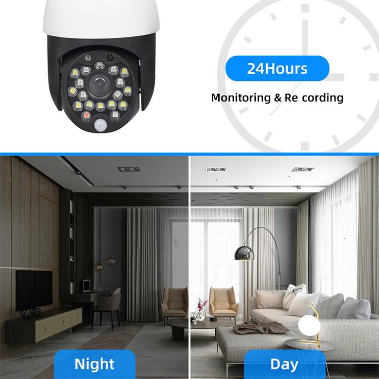 1080P Wifi High-Definition Surveillance Camera Outdoor Dome Camera Support Night Vision & Two-Way Voice & Motion Detection-1915196618836152321