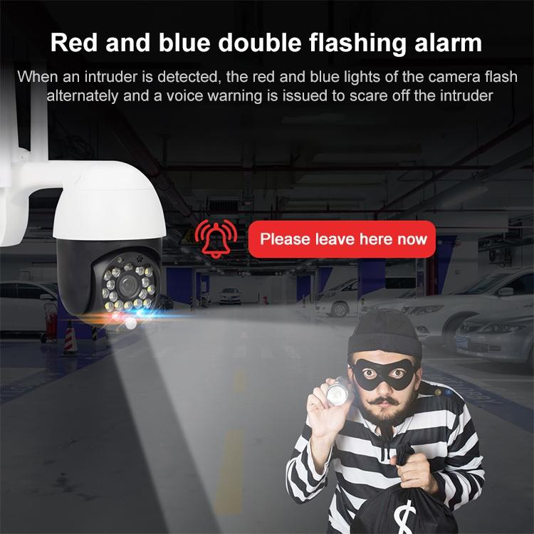 1080P Wifi High-Definition Surveillance Camera Outdoor Dome Camera Support Night Vision & Two-Way Voice & Motion Detection-1915196618836152326