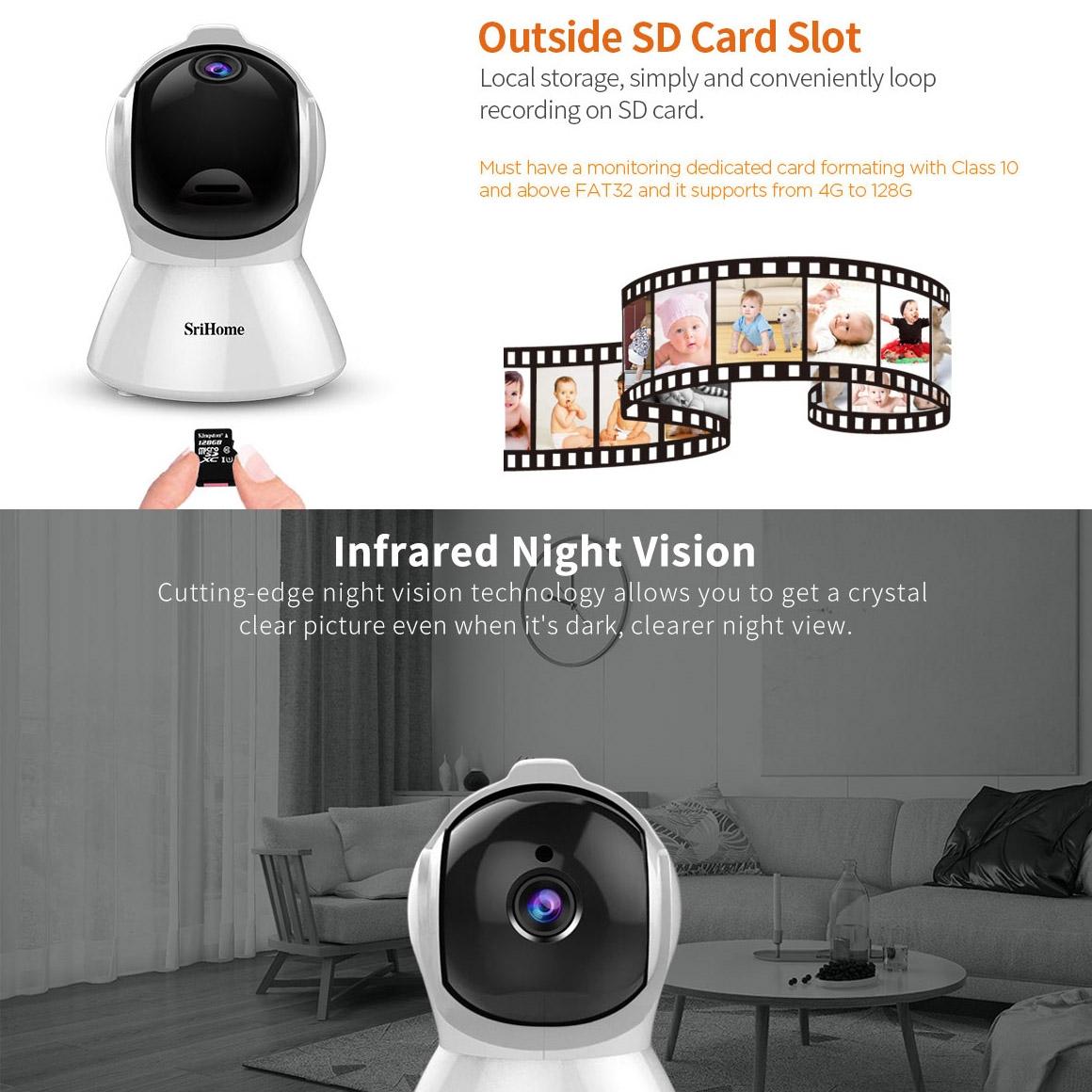 1080P Hd Ai Auto-Tracking Ip Camera With 2.0Mp Two-Way Audio Motion Detection Night Vision And Tf Card Support-1915196618991341569