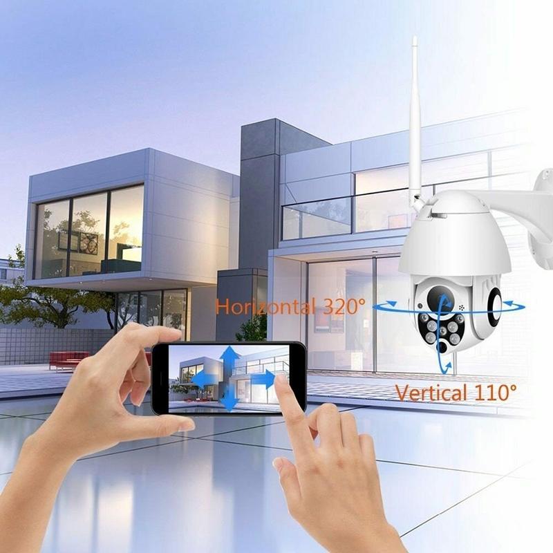 Outdoor Hd Ptz Camera With Night Vision & Motion Detection - Waterproof-1915196610799865859